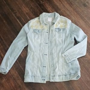 L LulaRoe Jaxon Denim Jacket
